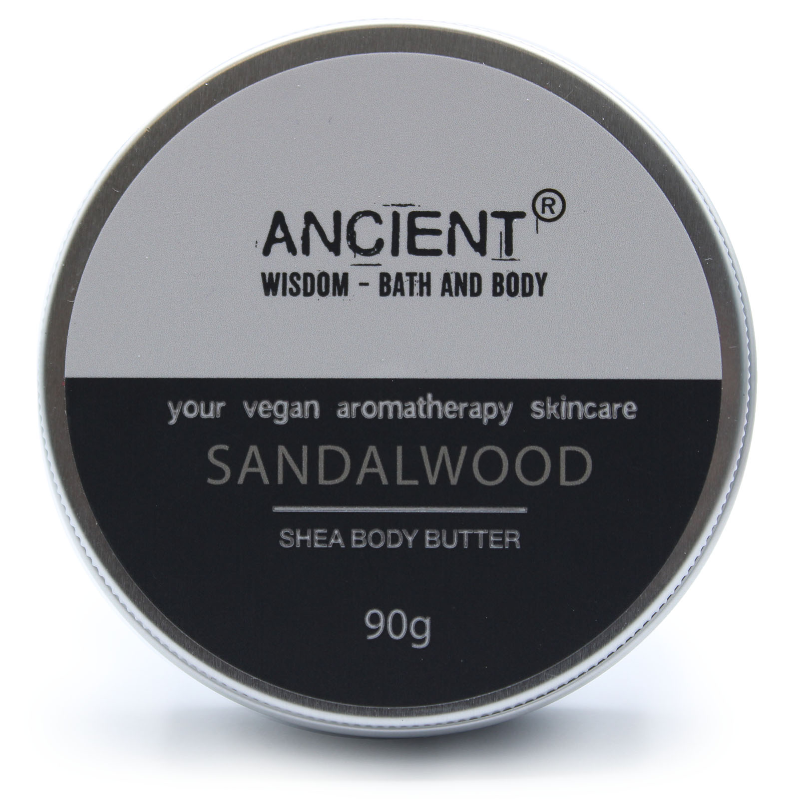 Aromatherapy Shea Body Butter 90g - Sandalwood - Click Image to Close