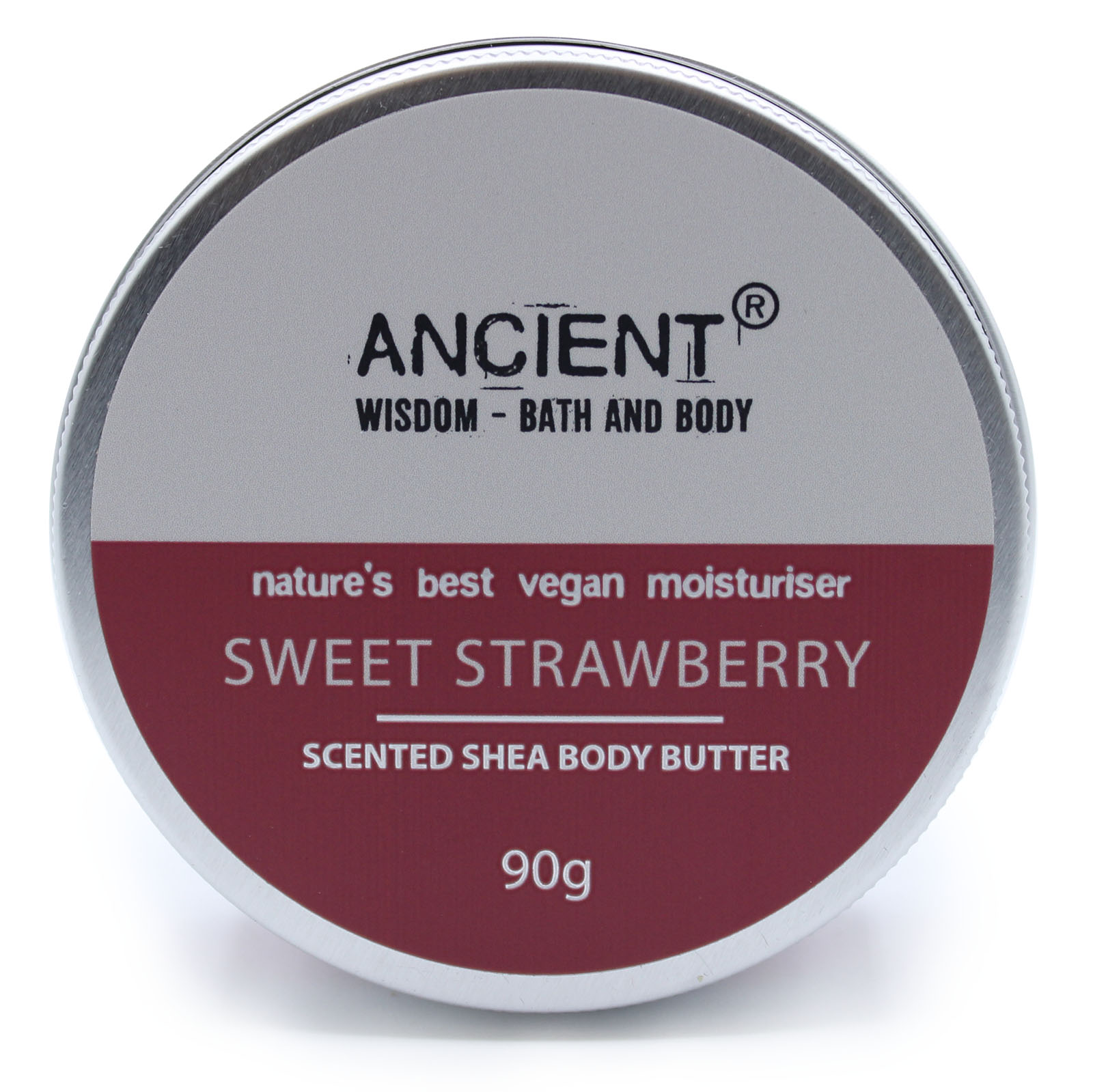 Scented Shea Body Butter 90g - Sweet Strawberry - Click Image to Close