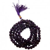 Mala Beads - Black Agate - Click Image to Close