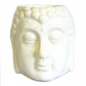 Classic Buddha Oil Burner - White - Click Image to Close