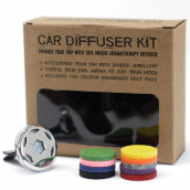 Aromatherapy Car Diffuser Kit - Football - Click Image to Close