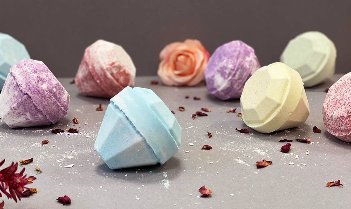 Gemstone Bath Bombs