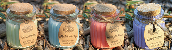 Soy Pot of Fragrance Candles