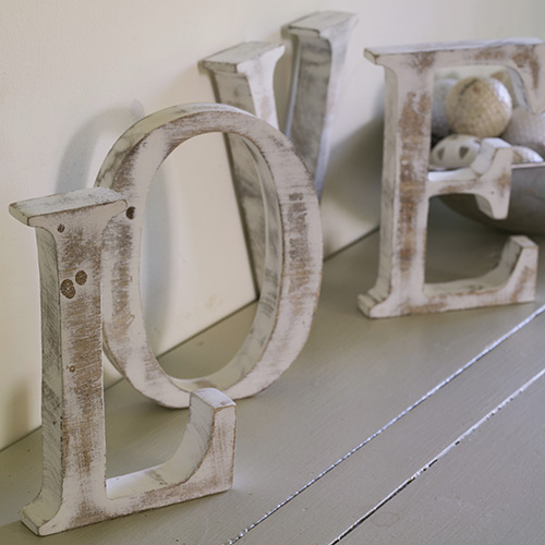 Shabby Chic Wooden Letters