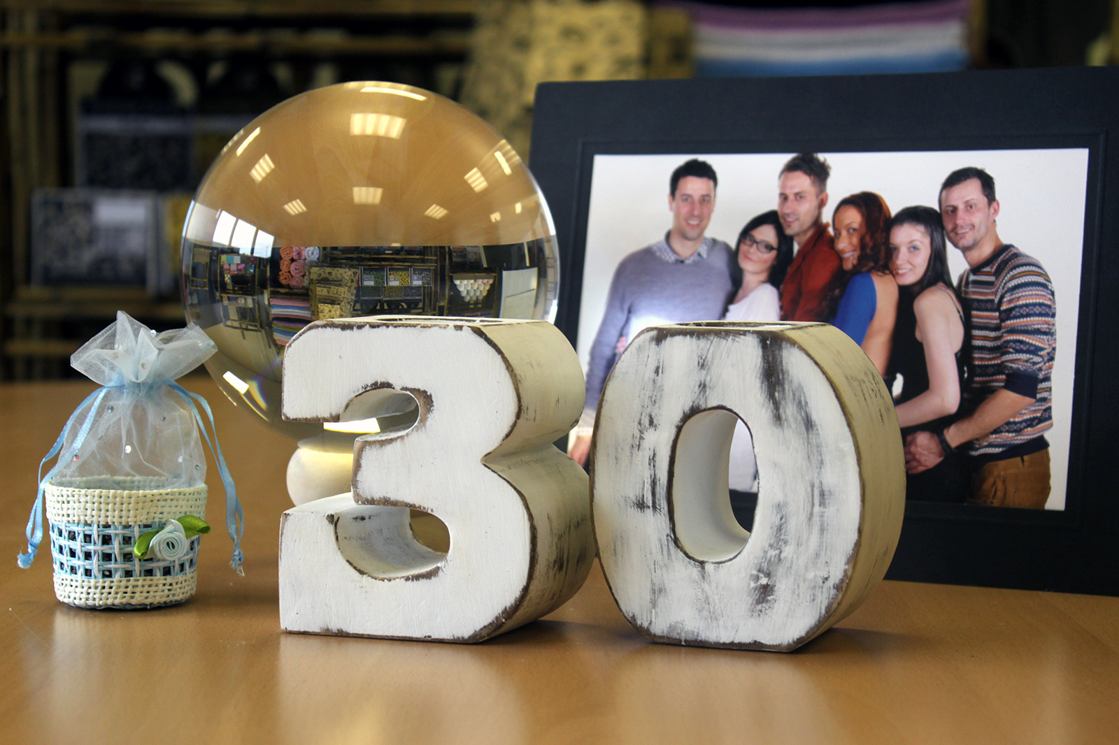 Wooden Birthday Number Holders