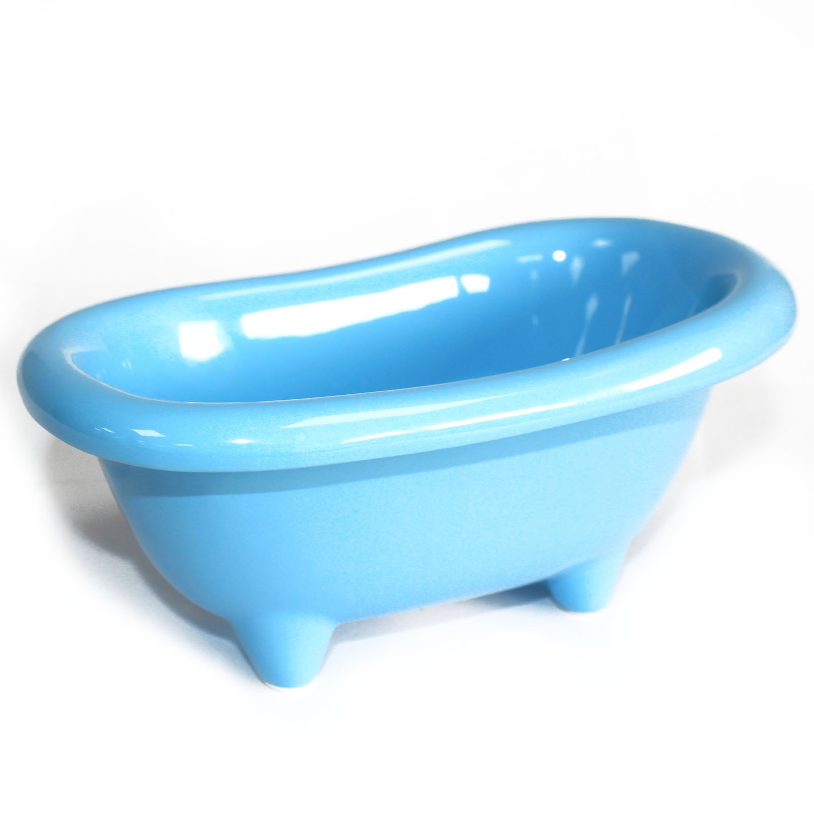 Ceramic Mini Bath - Baby Blue - Click Image to Close
