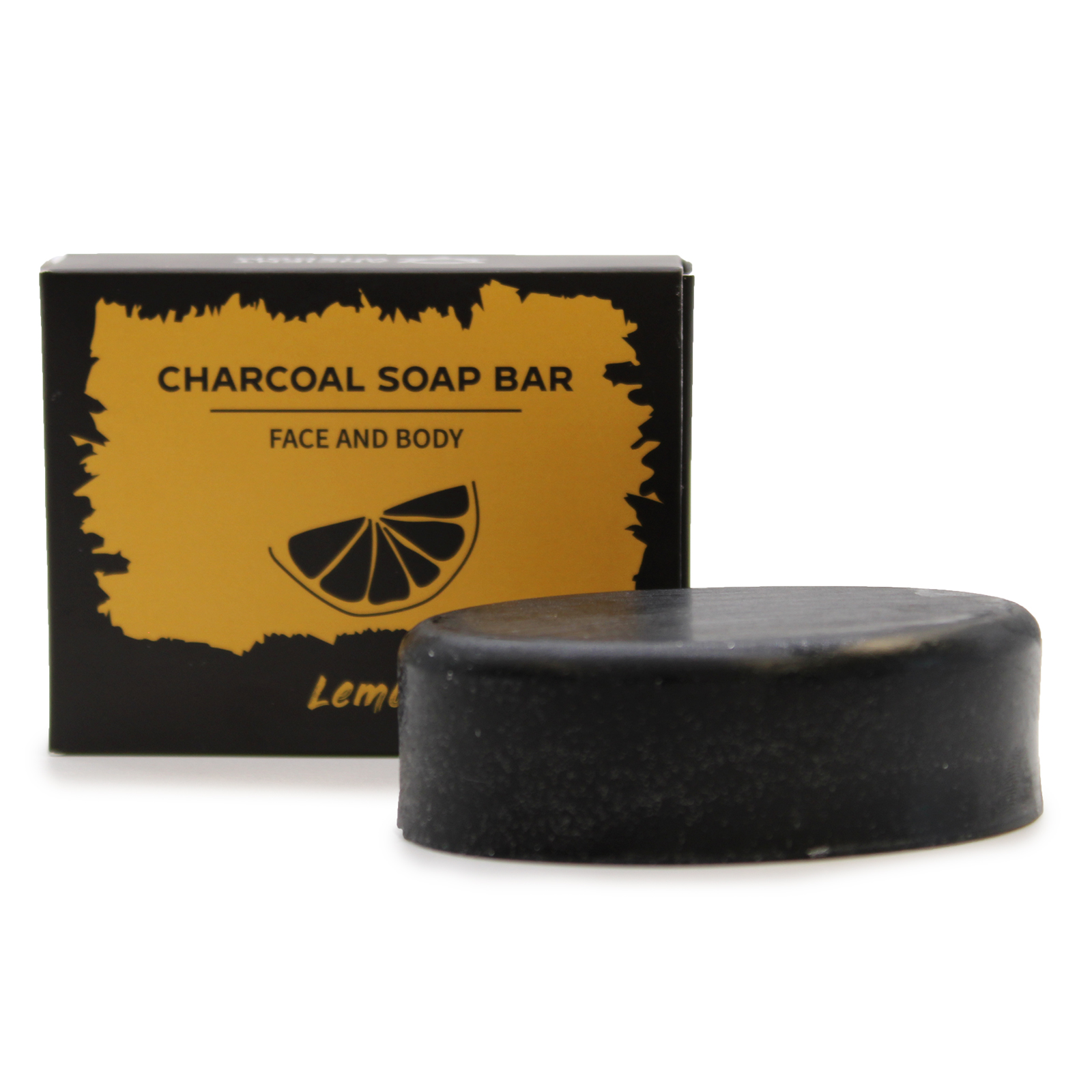 Charcoal Soap 85g - Lemon - Click Image to Close