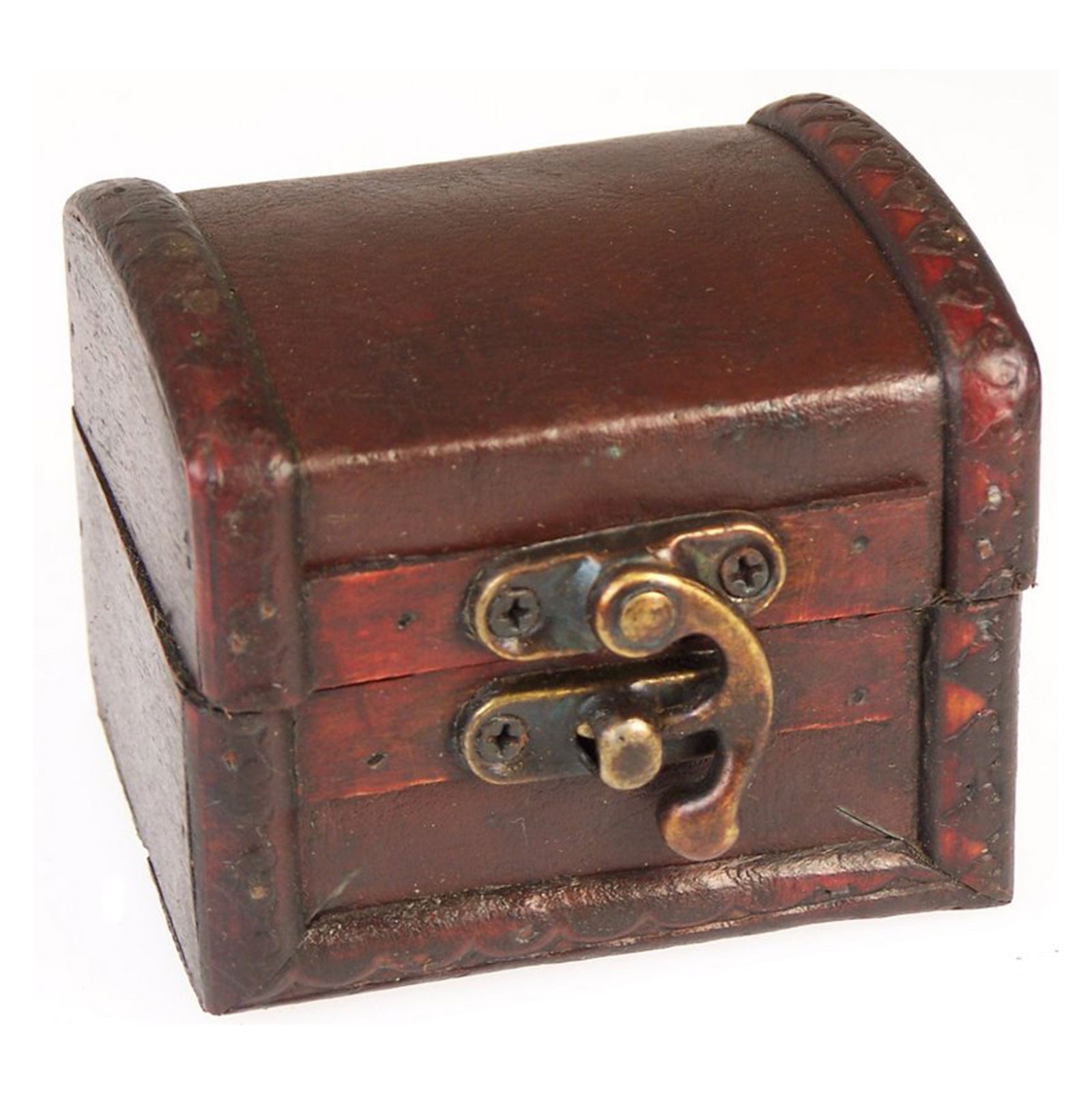 Medium Colonial Box - Leather Effect - Click Image to Close