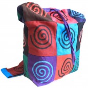 Cotton Patch Sling Bag - Spiral - Click Image to Close