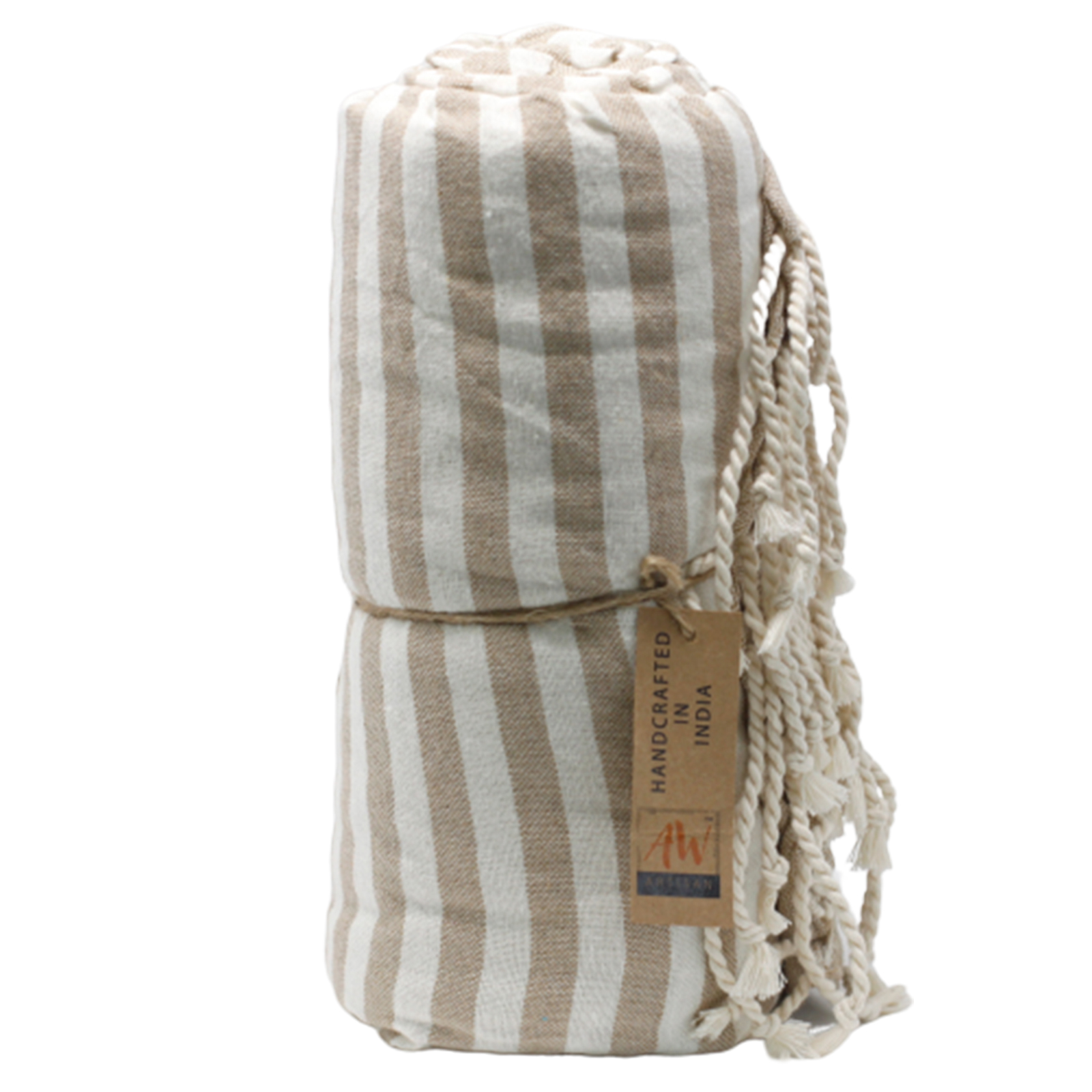 Cotton Pario Towel - 100x180 cm - Warm Sand - Click Image to Close