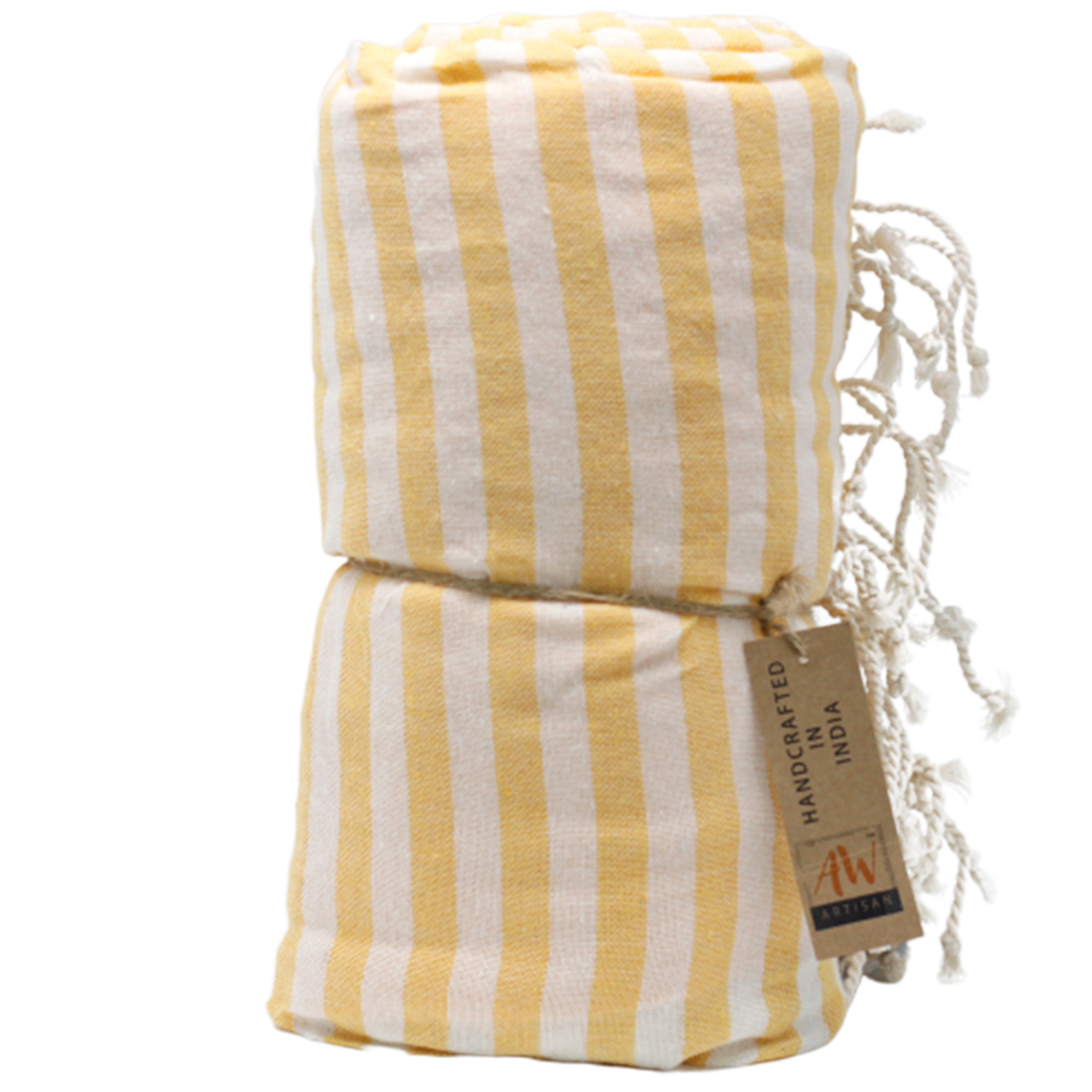 Cotton Pario Towel - 100x180 cm - Sunny Yellow - Click Image to Close