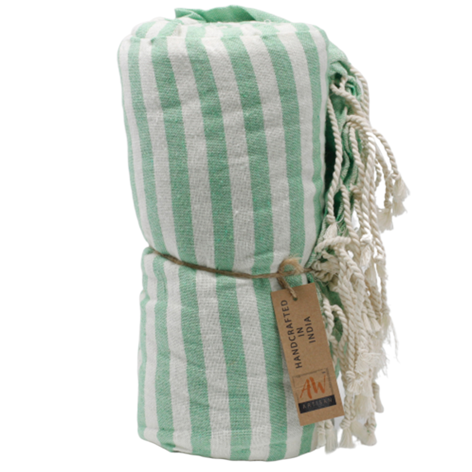 Cotton Pario Towel - 100x180 cm - Picnic Green - Click Image to Close
