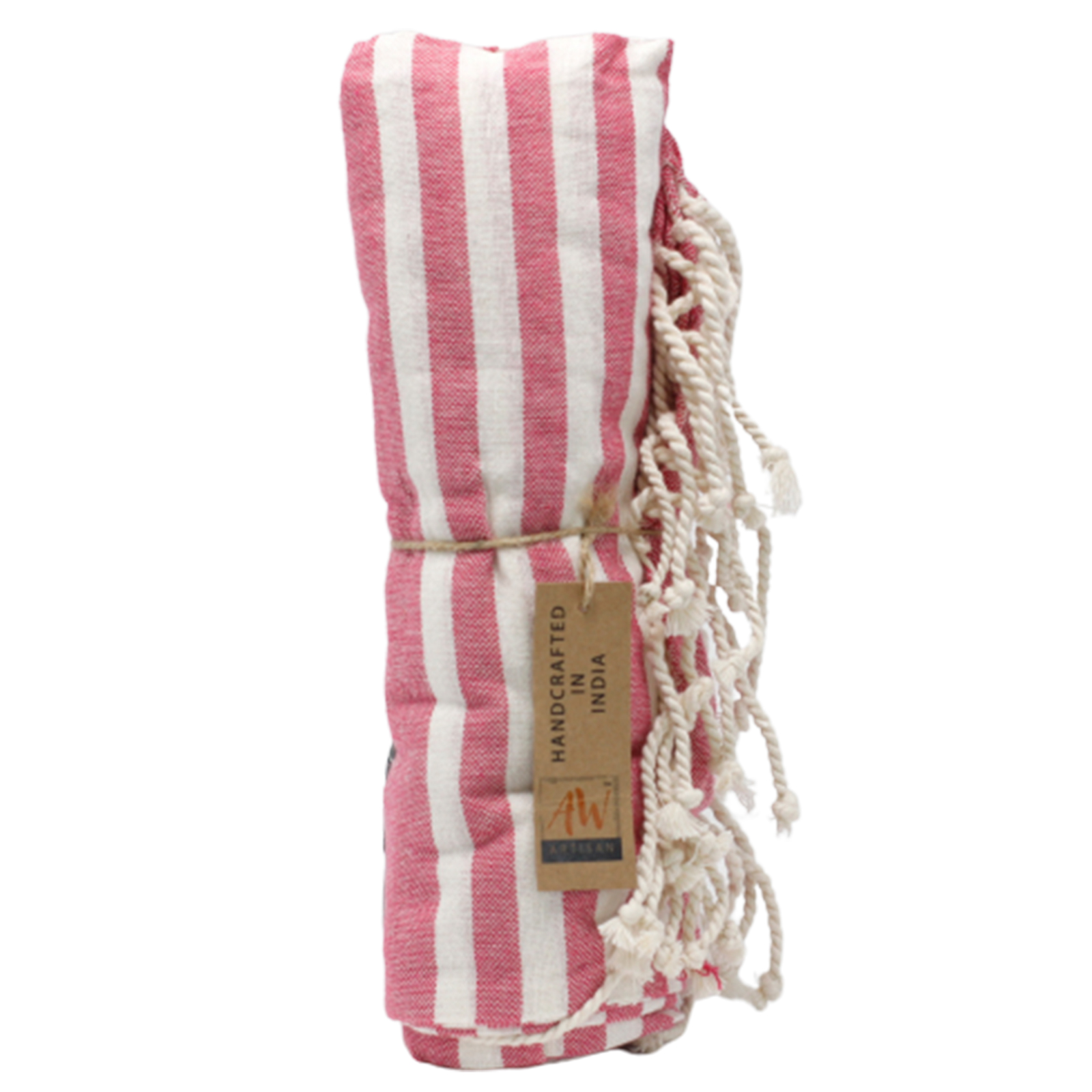 Lightweight Cotton Pario Throw - 100x180 cm - Hot Pink - Click Image to Close