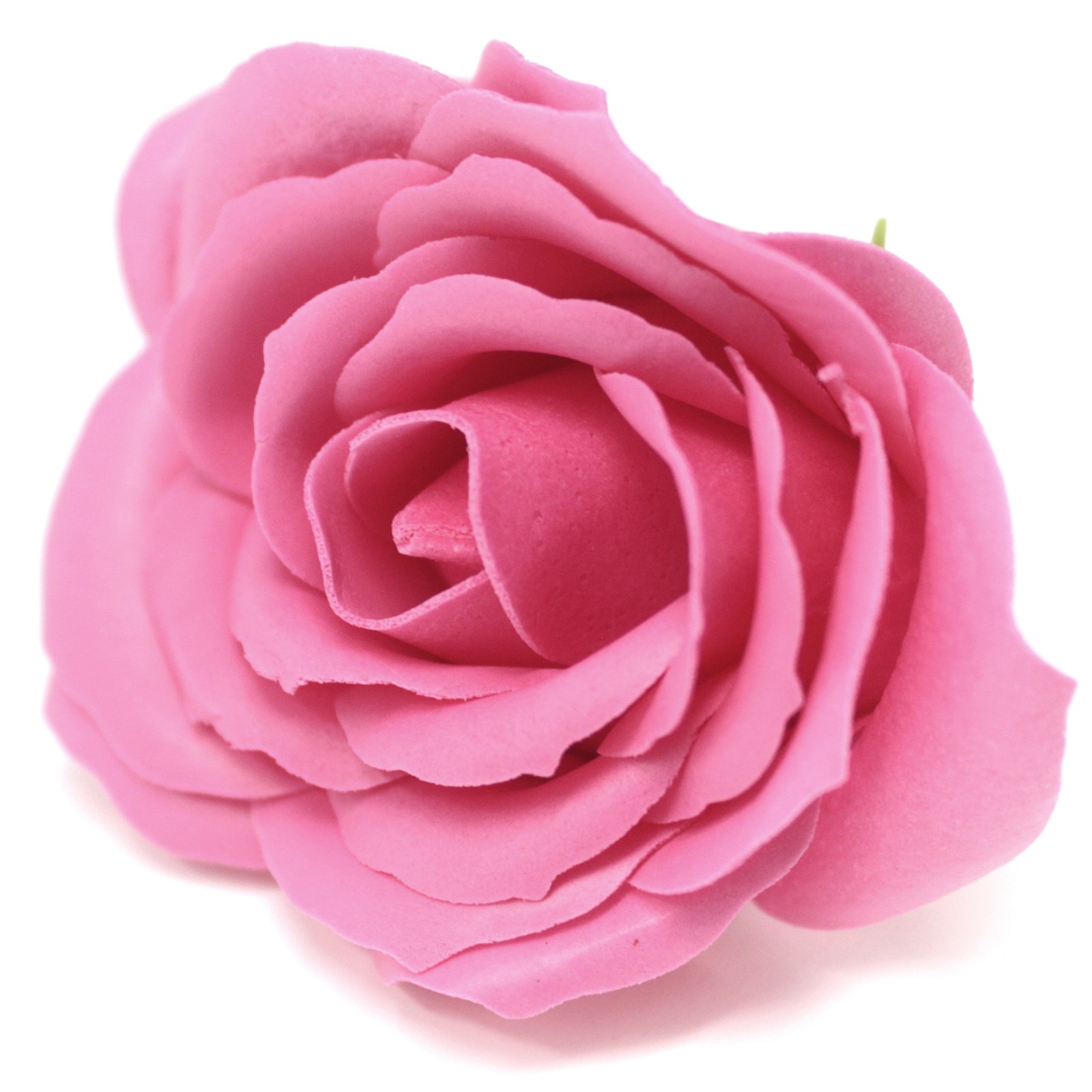 10 x Craft Soap Flowers - Lrg Rose - Rose - Click Image to Close