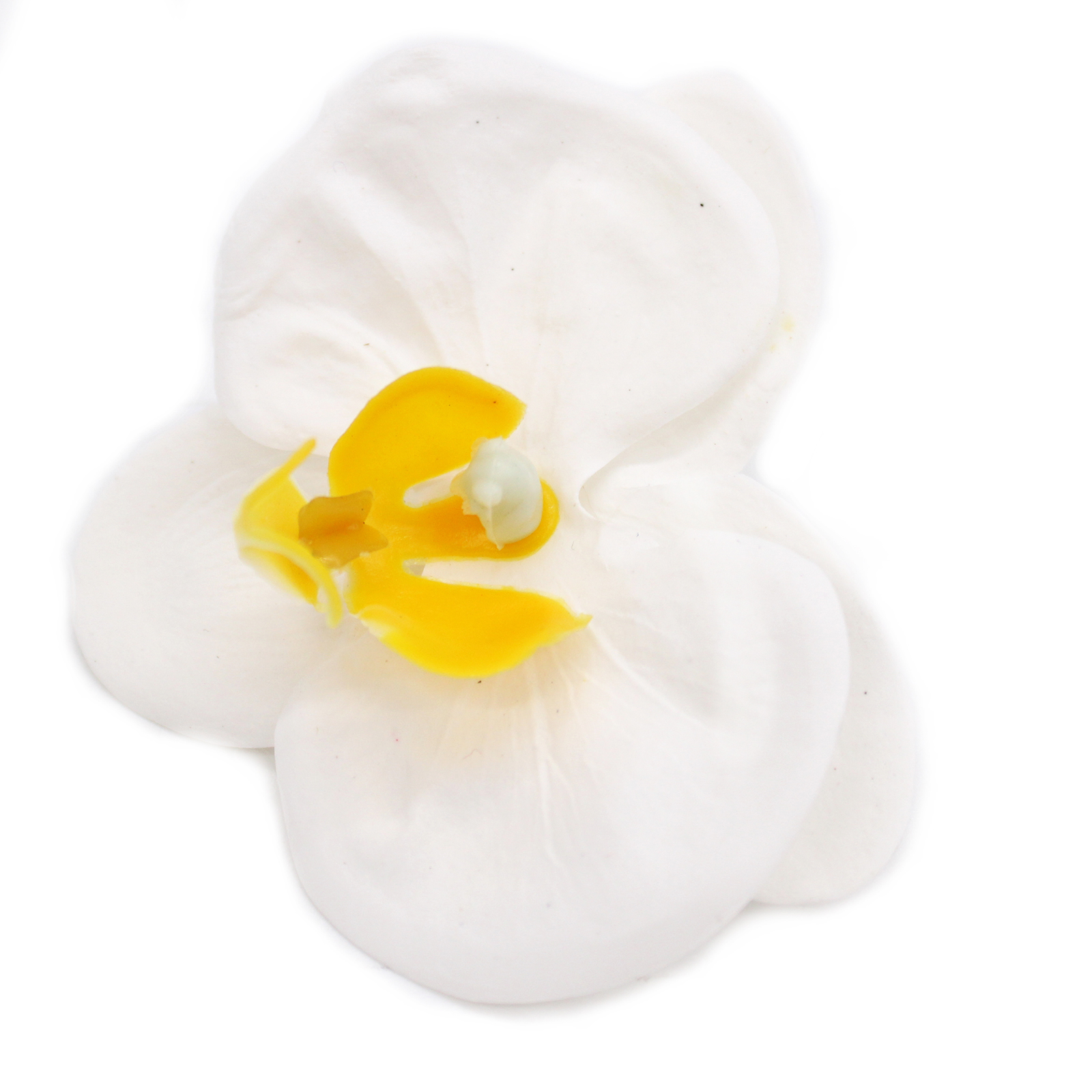 10 x Craft Soap Flowers - Paeonia - White - Click Image to Close