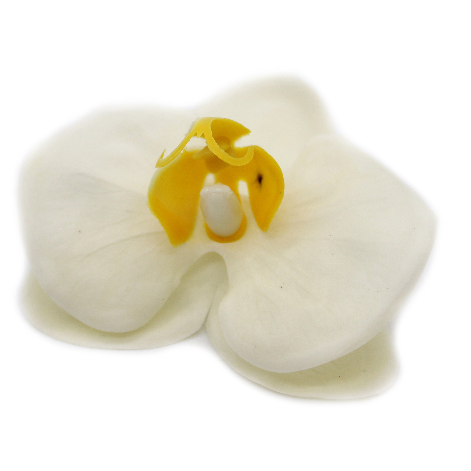 10 x Craft Soap Flowers - Paeonia - Cream - Click Image to Close