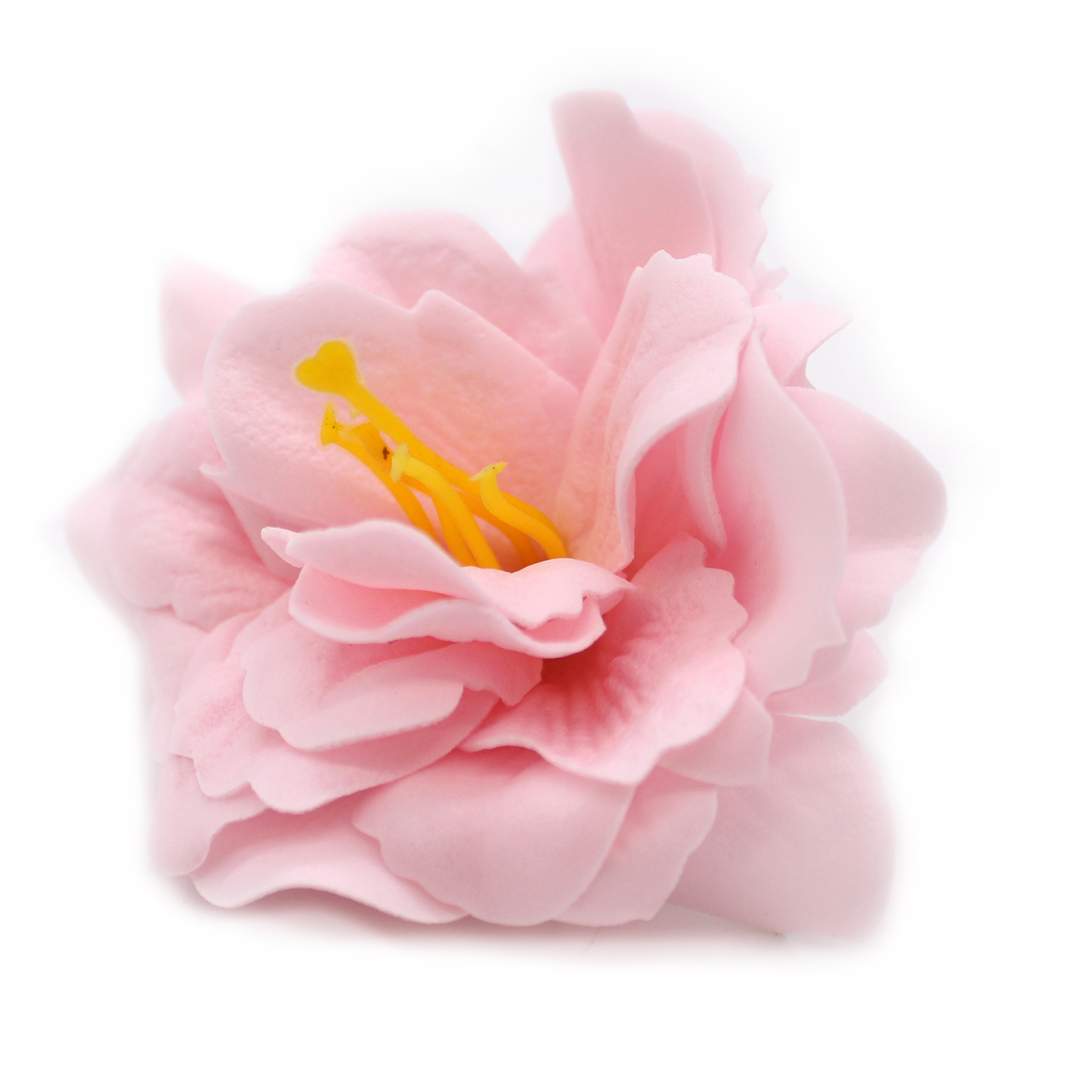 10 x Craft Soap Flowers - Small Peony - Pink - Click Image to Close