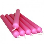 5 Dinner Candles - Fuschia - Click Image to Close
