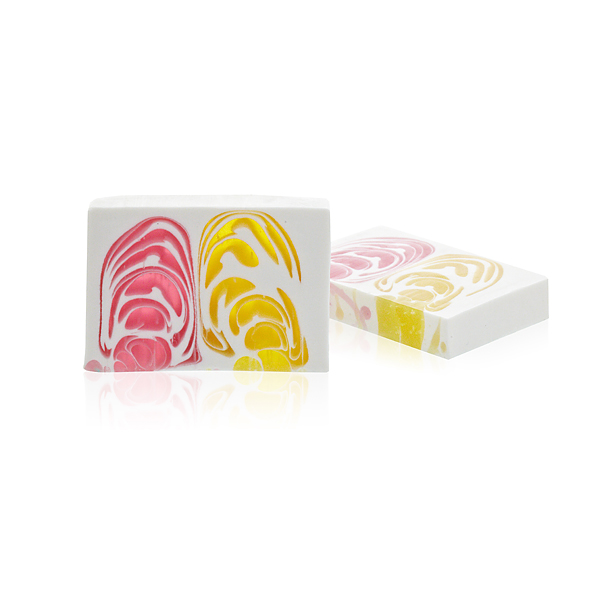 2 x Handcrafted Soap Slice 100g - Orchid - Click Image to Close