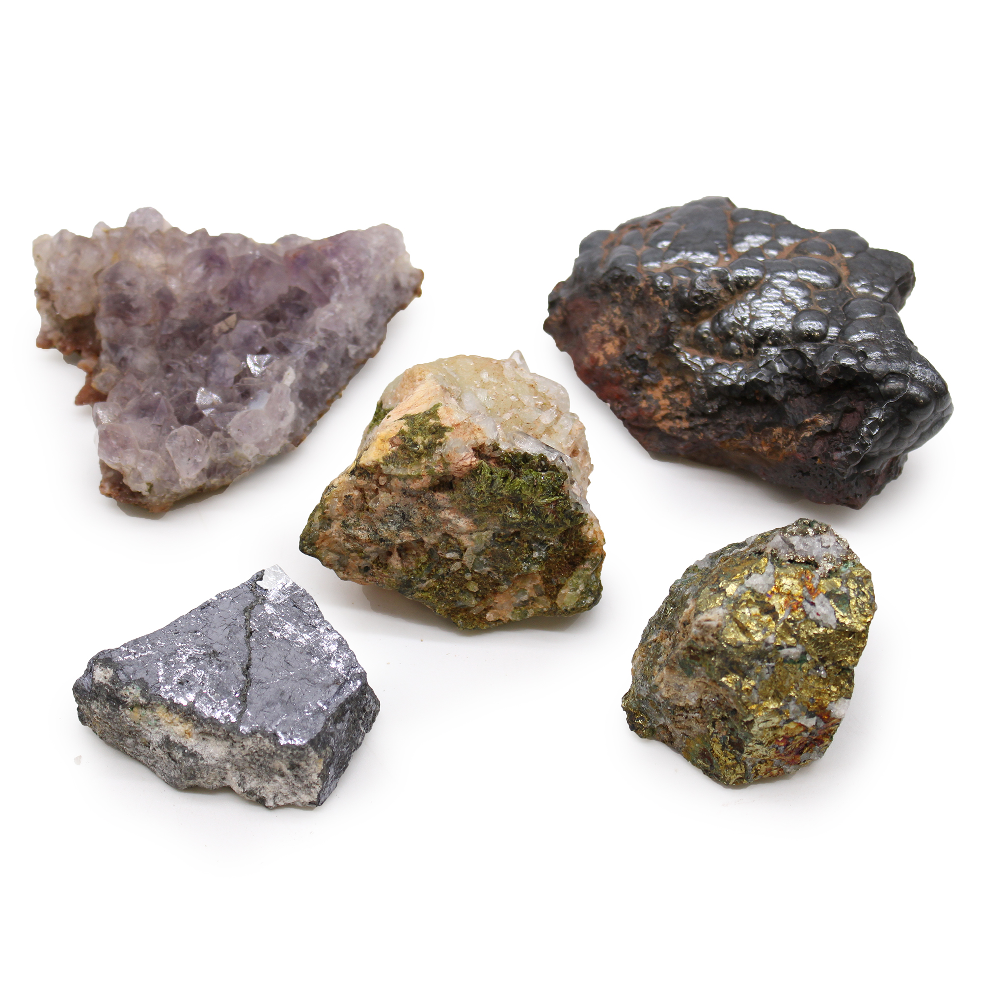 Rare Mineral Specimens - Pack of 5 - Mix 2 - Click Image to Close