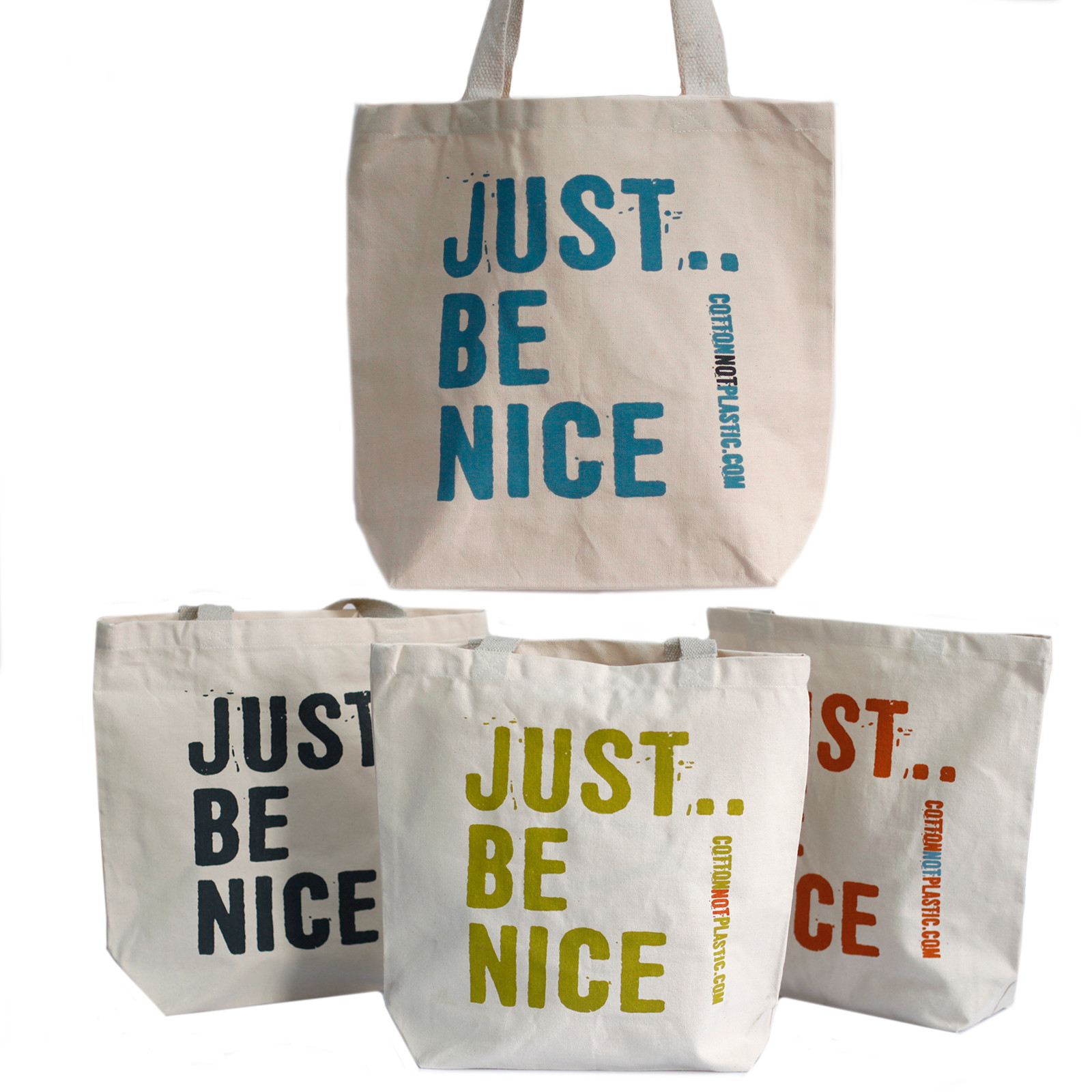 Just Be Nice - choice of 4 colours - Click Image to Close