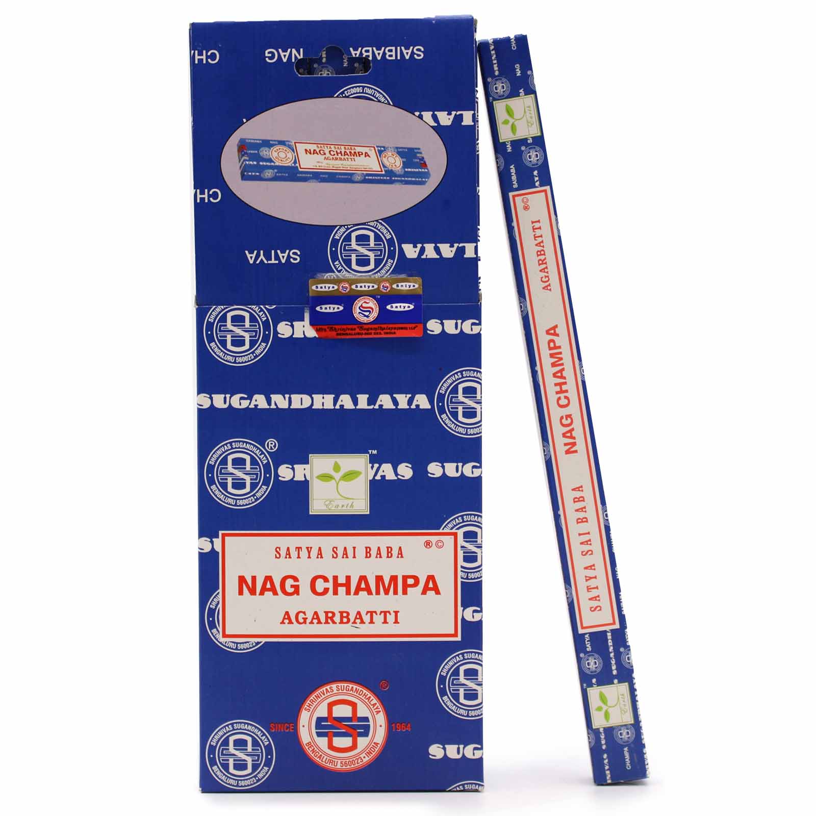 3 x Packs Satya Nag Champa Incense 10g - Click Image to Close