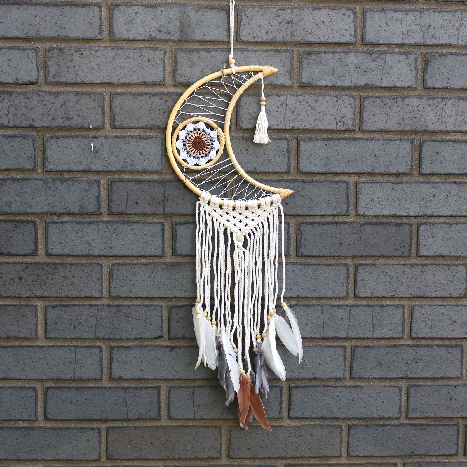 Protection Dream Catcher - Moon - Click Image to Close