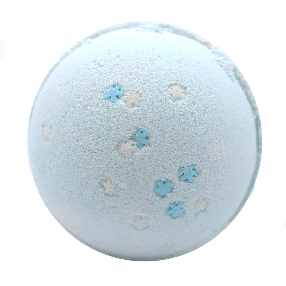 3 x Snowflake Bath Bombs - Blueberries - Click Image to Close