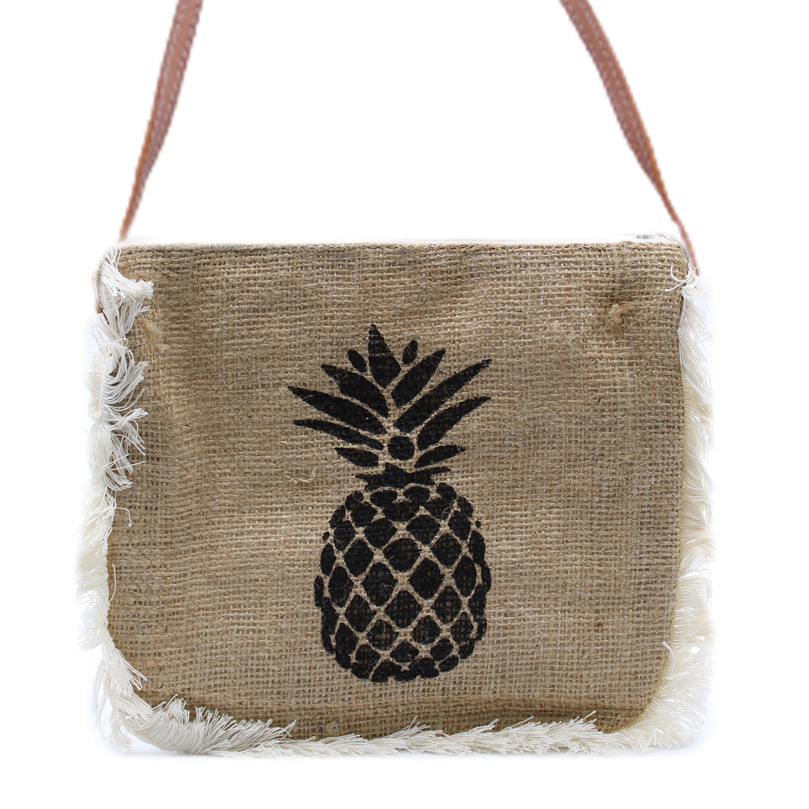 Fab Fringe Bag - Pineapple Print - Click Image to Close
