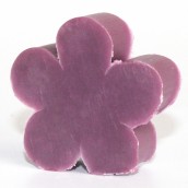 Pack of 10 Flower Guest Soaps - Lilac - Click Image to Close