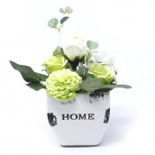 Bouquet Petite Flower Pot - Pastel Green