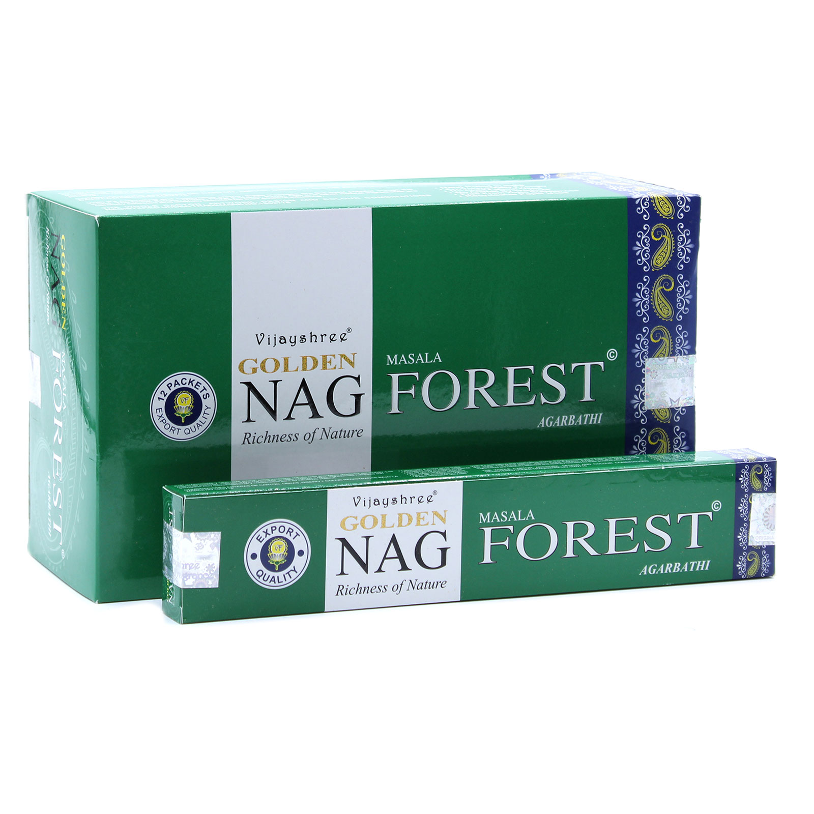 3 x Packs 15g Golden Nag - Forest Incense - Click Image to Close