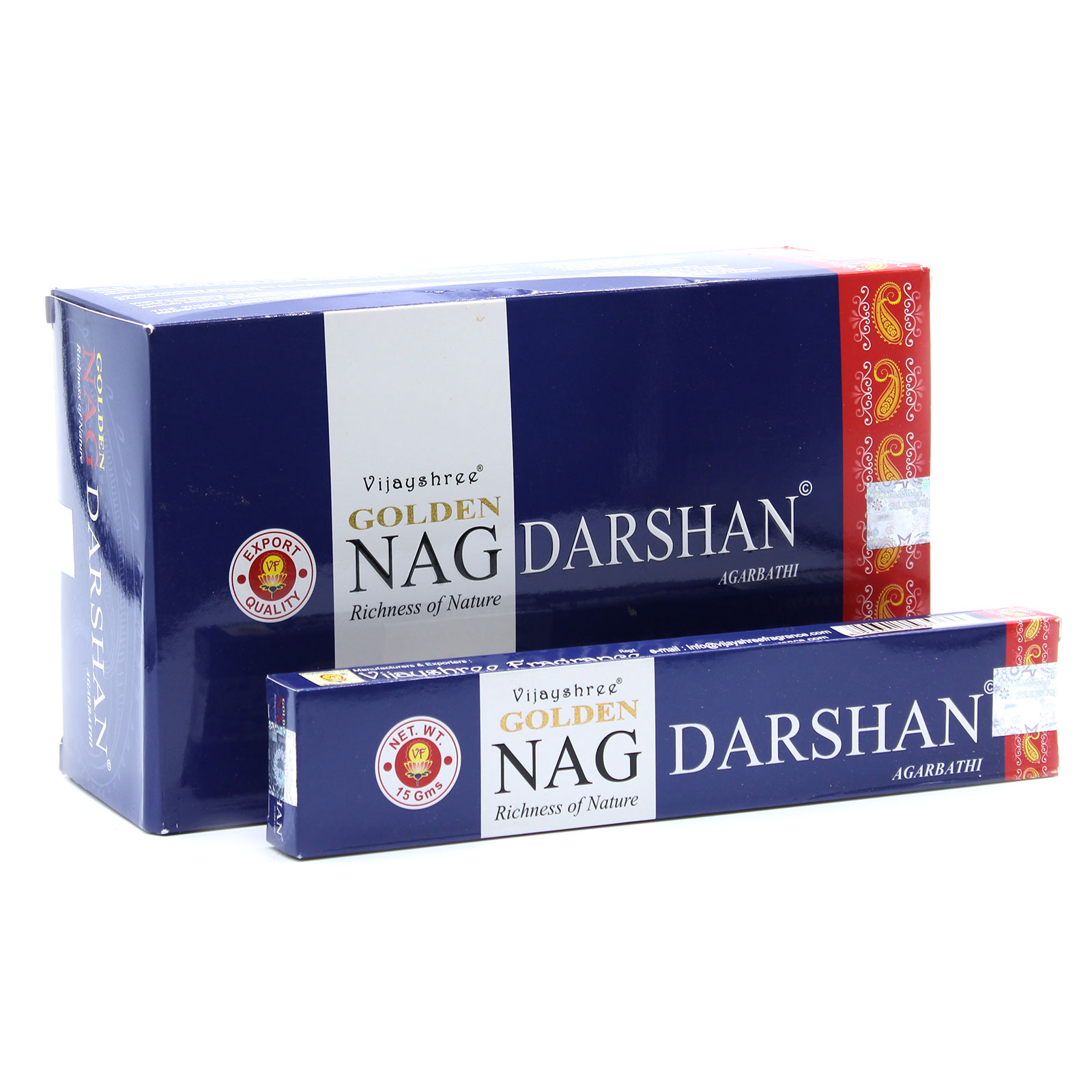 3 x Packs 15g Golden Nag - Darshan Incense - Click Image to Close