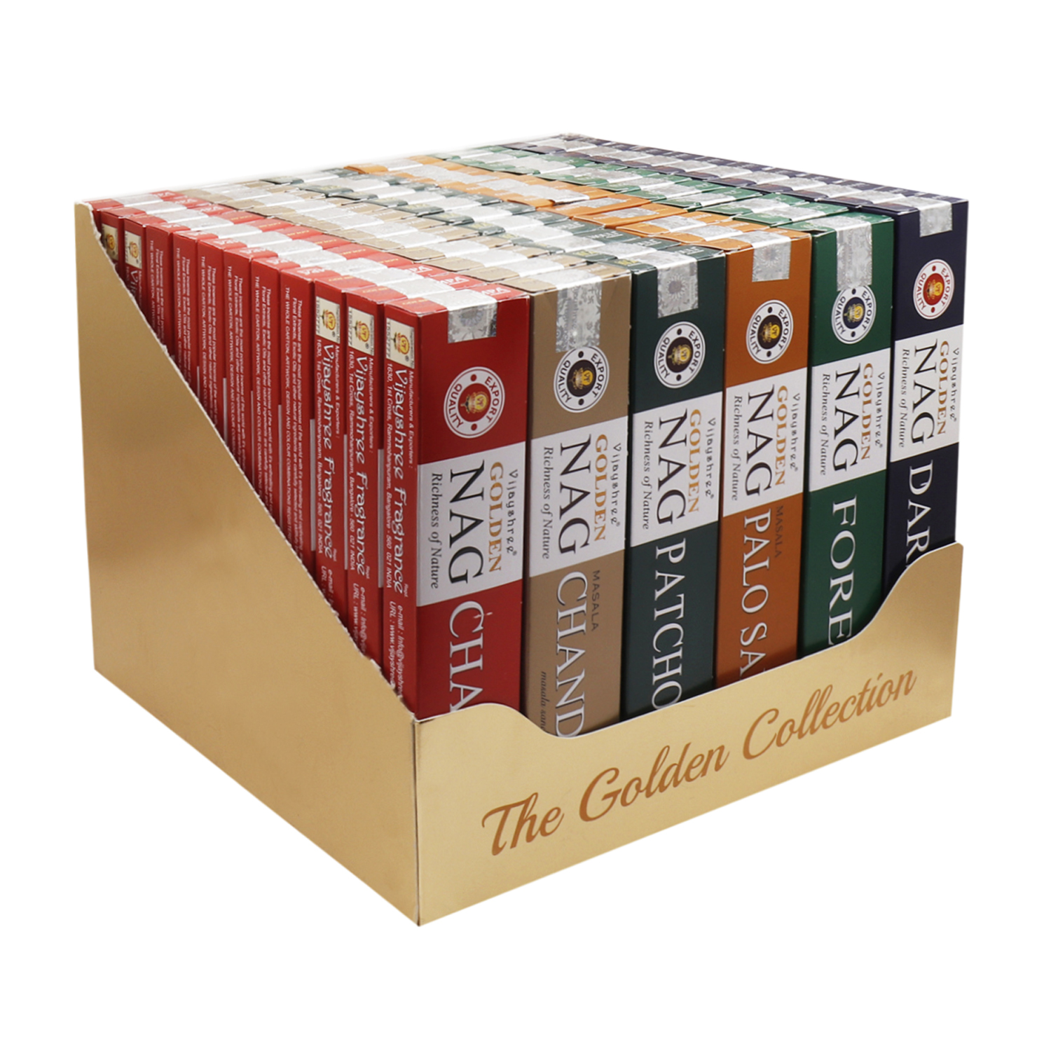 72 x 15g Golden Collection Box - 6 Assorted Fragrances - Click Image to Close