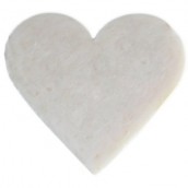 10 Heart Guest Soaps - Coconut - Click Image to Close