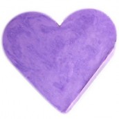 10 Heart Guest Soaps - Lavender - Click Image to Close