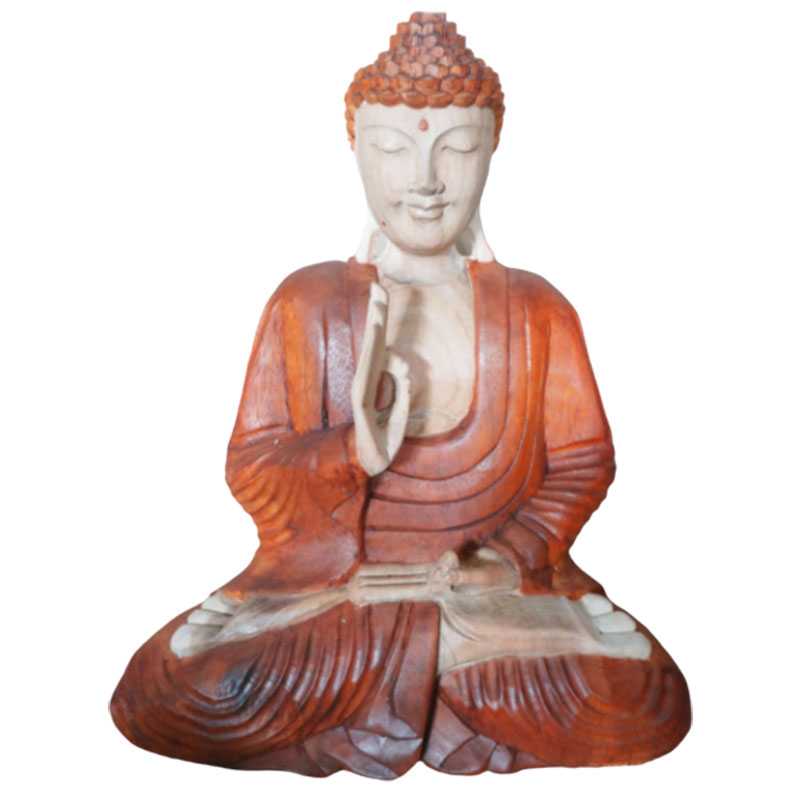 Hand Carved Buddha Statue - 40cm Teaching Transmission - Click Image to Close