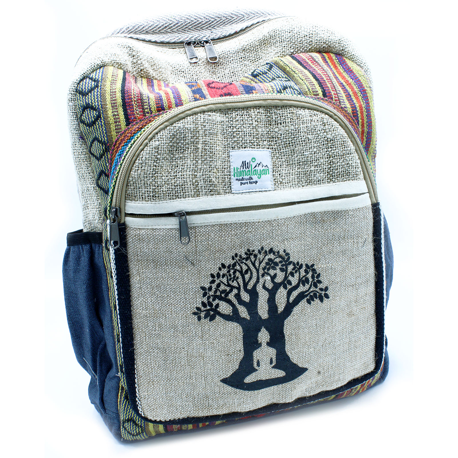 Large Backpack - Bodhi Tree Design - Click Image to Close