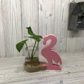 Hydroponic Home Decor - Pink Flamingo - Click Image to Close