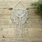 Macrame Wall Hanging - Home and Heart - Click Image to Close