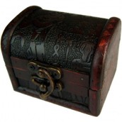 Medium Colonial Box - Egyptian Embossed - Click Image to Close