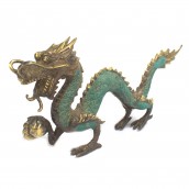 Feng Shui Medium Dragon with Ball - 27cm - Click Image to Close