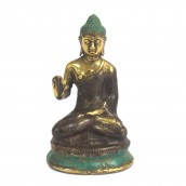 Medium Hand Up Sitting Buddha - Click Image to Close