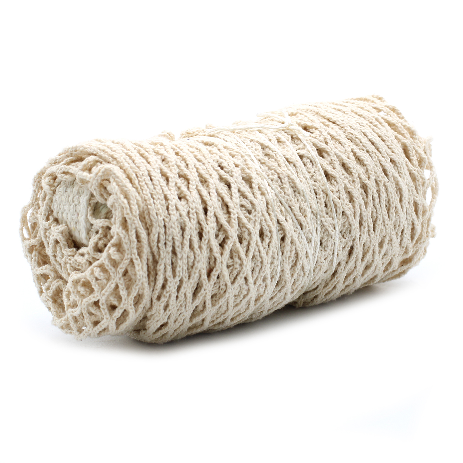 Pure Cotton Mesh Bag - Natural - Click Image to Close