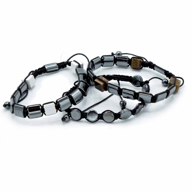 Hematite Shamballa Bracelets