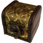 Mini Colonial Box - Gold - Click Image to Close