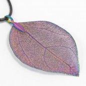 Necklace - Bravery Leaf - Multicoloured - Click Image to Close