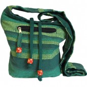 Nepal Sling Bag - Forest Green - Click Image to Close