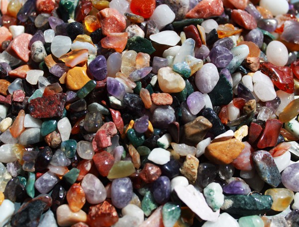 Mixed Natural Gemstone Chips - 1kg - Click Image to Close