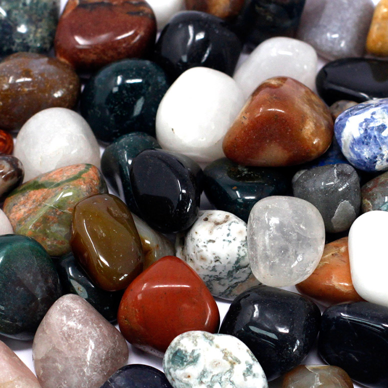 Mixed Gemstones - 1kg - Click Image to Close